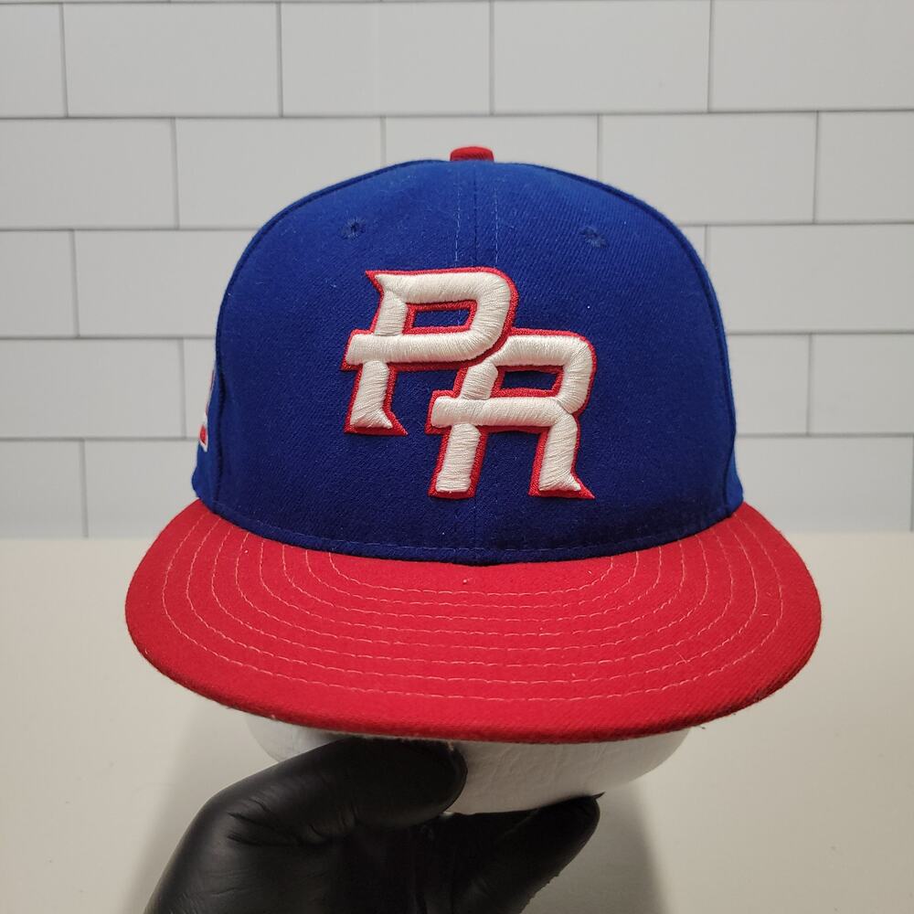 New Era Puerto Rico WBC 59FIFTY Fitted Hat Size 7 1/4 World Baseball Classic